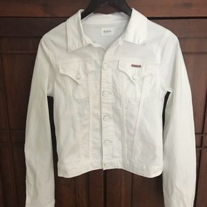 Hudson White Signature Jean Jacket